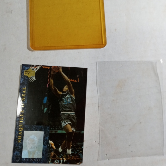 1994 UPPER DECK USA BASKETBALL CHALK TALK: SHAQUILLE O'NEAL #CT9 SHAQ HOLOGRAM - Picture 10 of 12